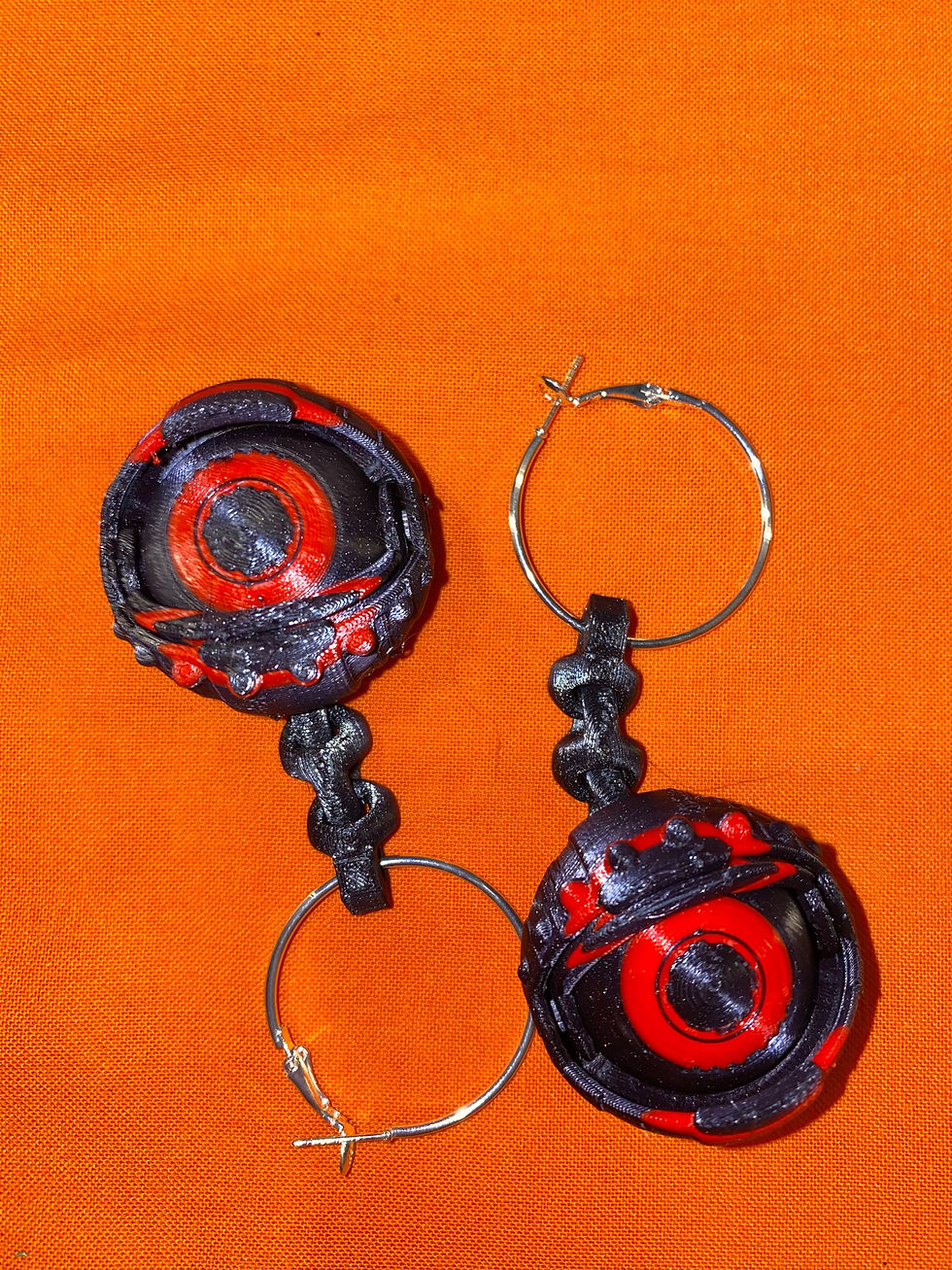 Dangling Eyeball Earrings