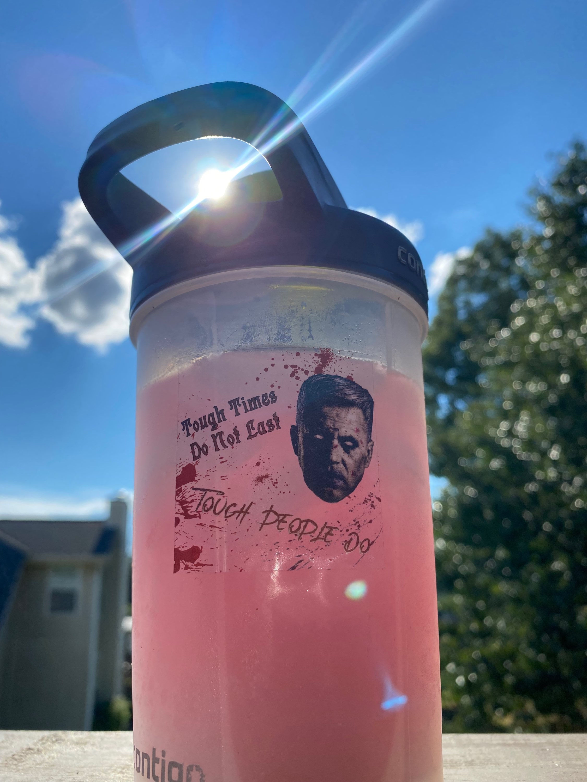 Tough Times Do Not Last, Tough People Do (Scary Sticker)
