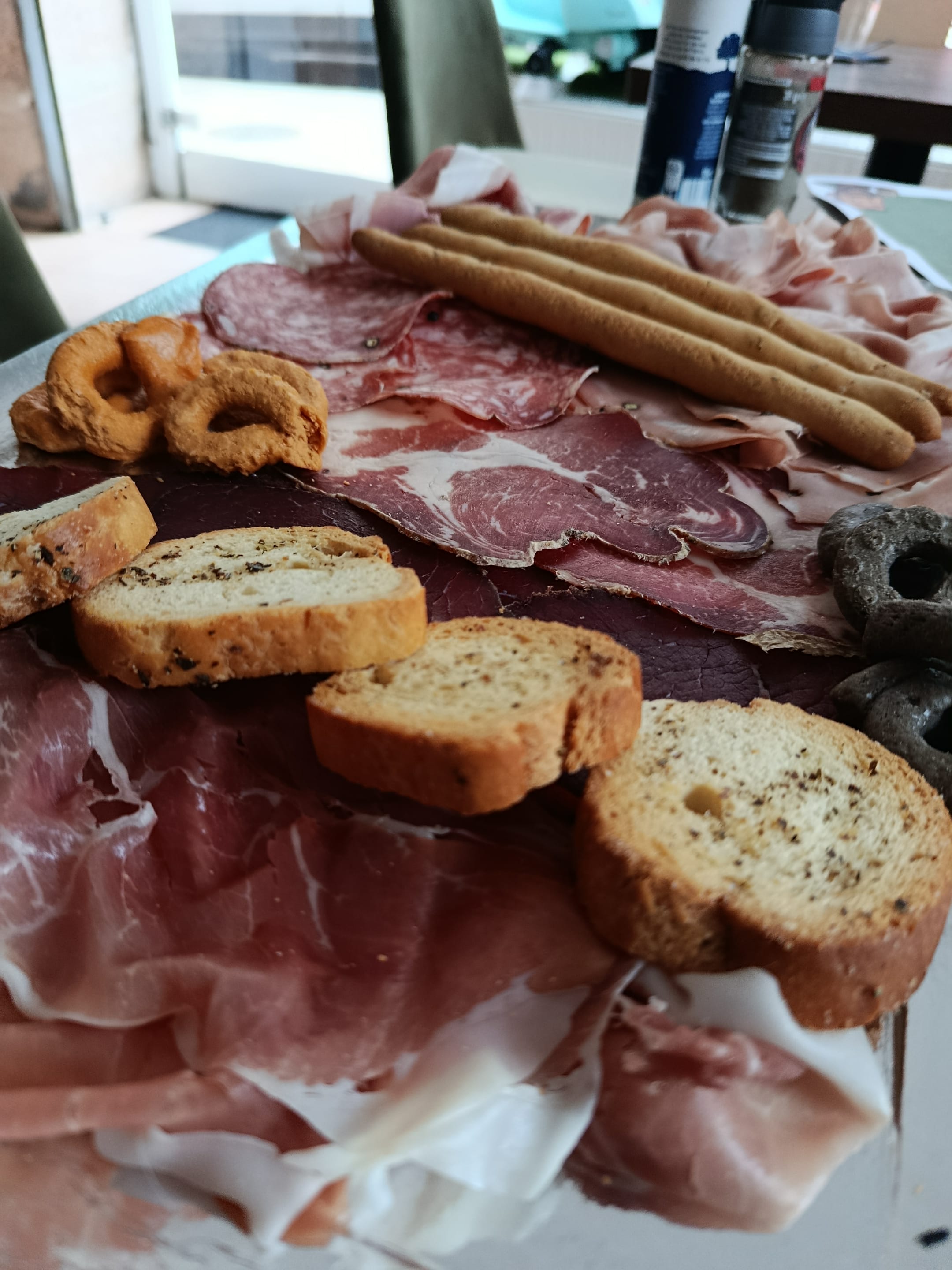 Arranged Food and Objects