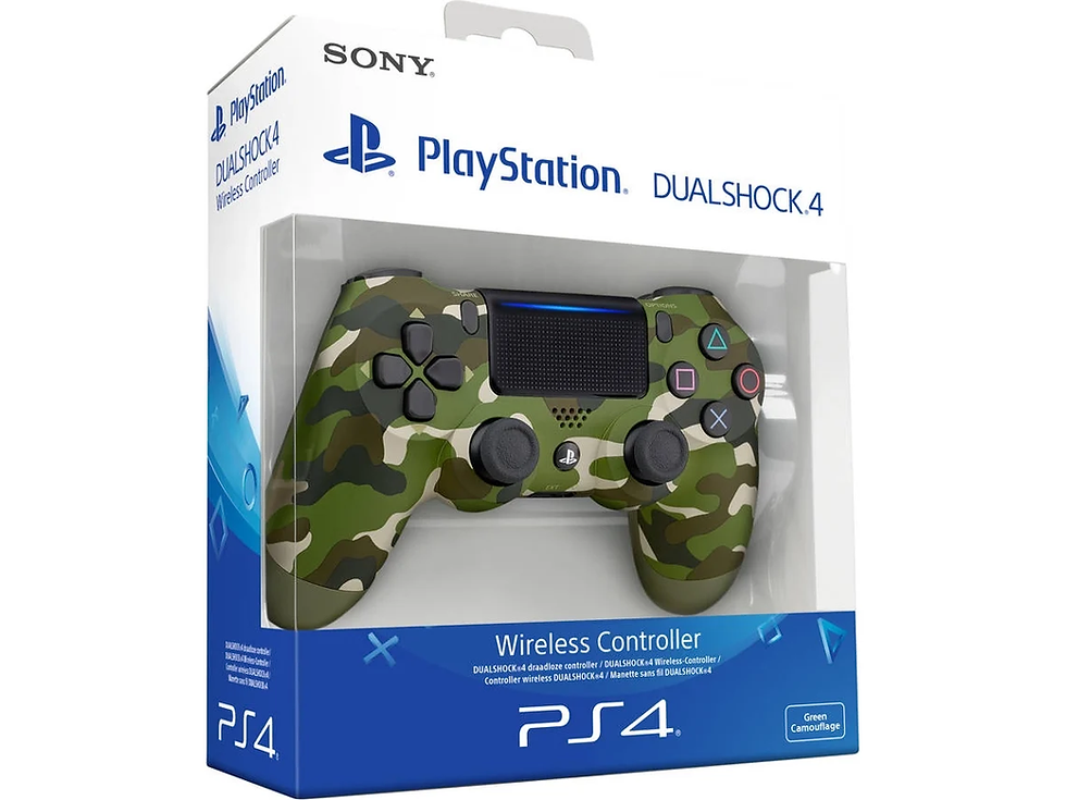 Miniatura: SONY DualShock V2 Green Camouflage para PS4 (Wireless)