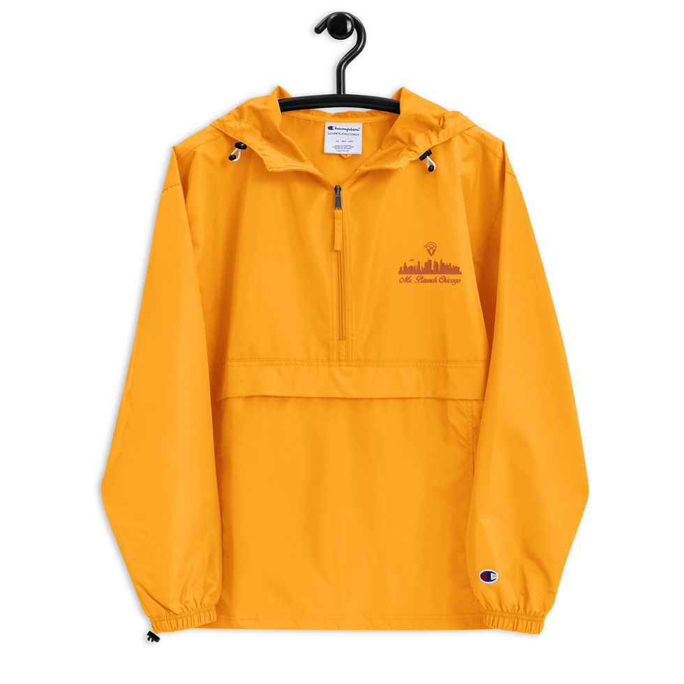 Thumbnail: Embroidered Champion Packable Jacket