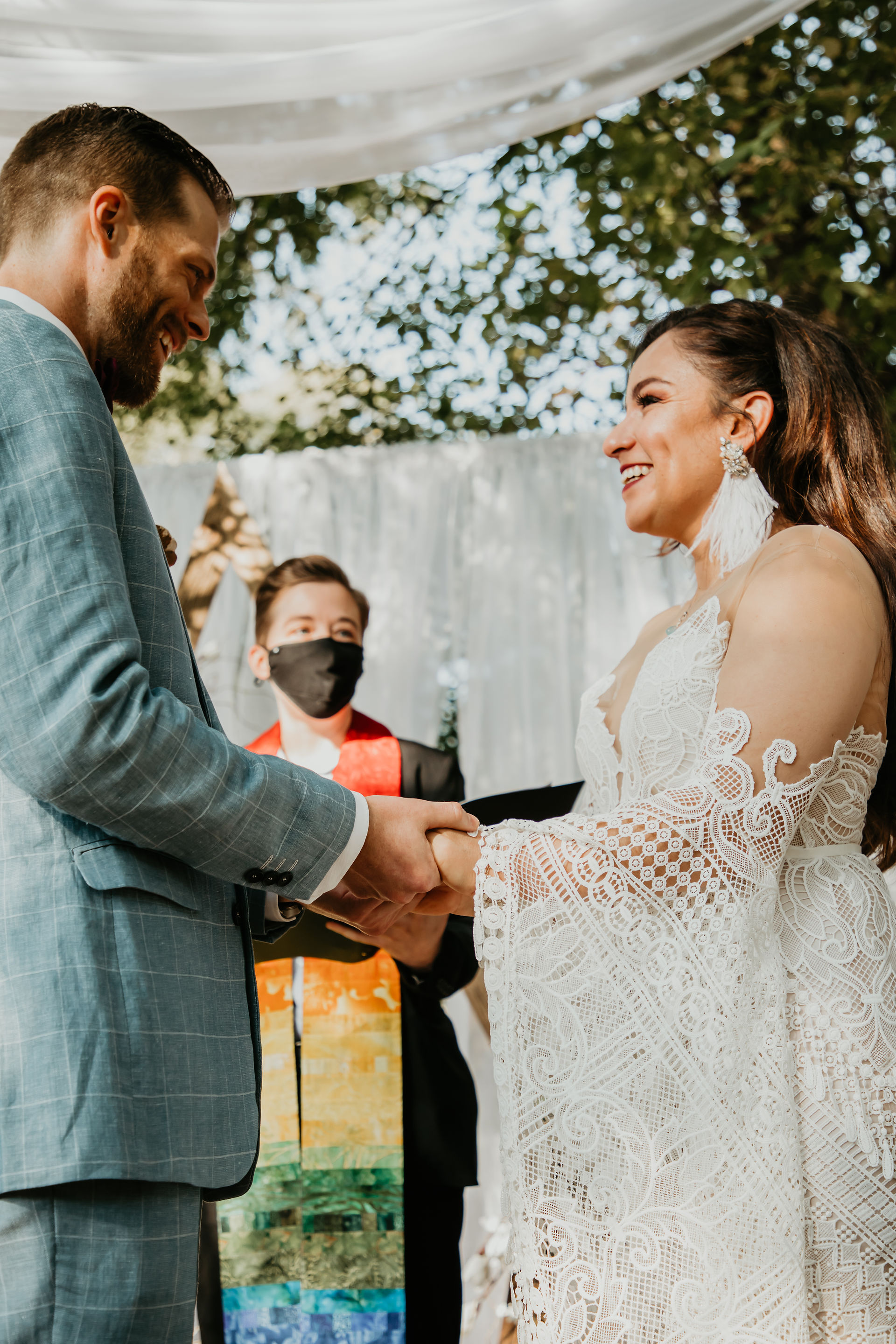 Chicago Backyard Elopement 
