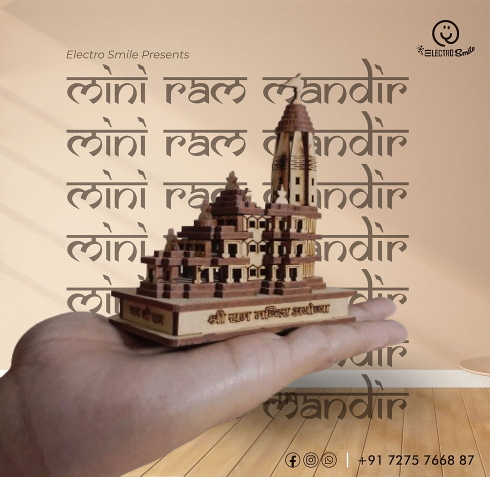 Mini Ram Mandir 3D Model