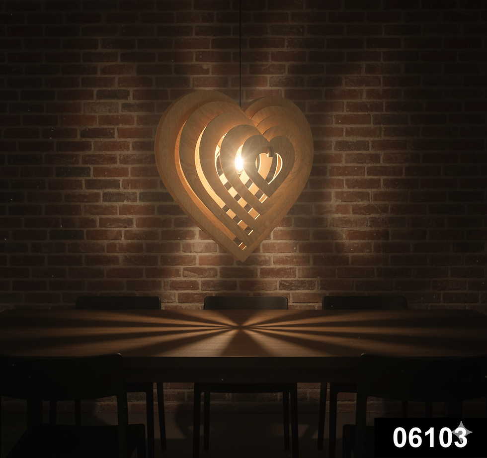 Heart Pendant Lamp