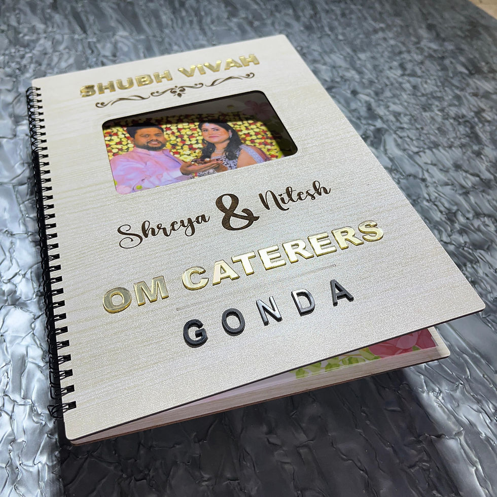 Thumbnail: Customized Menu Book