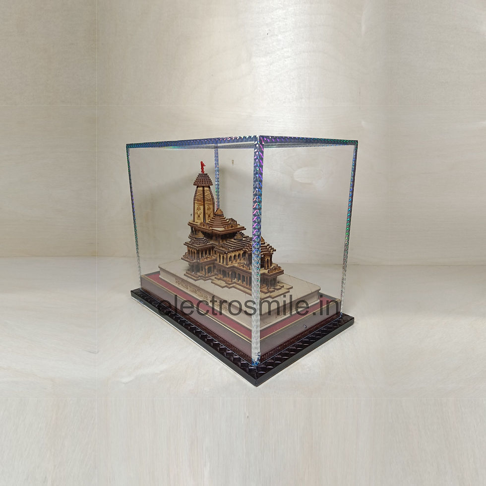 Thumbnail: 3D RamMandir Model with Acrylic Box