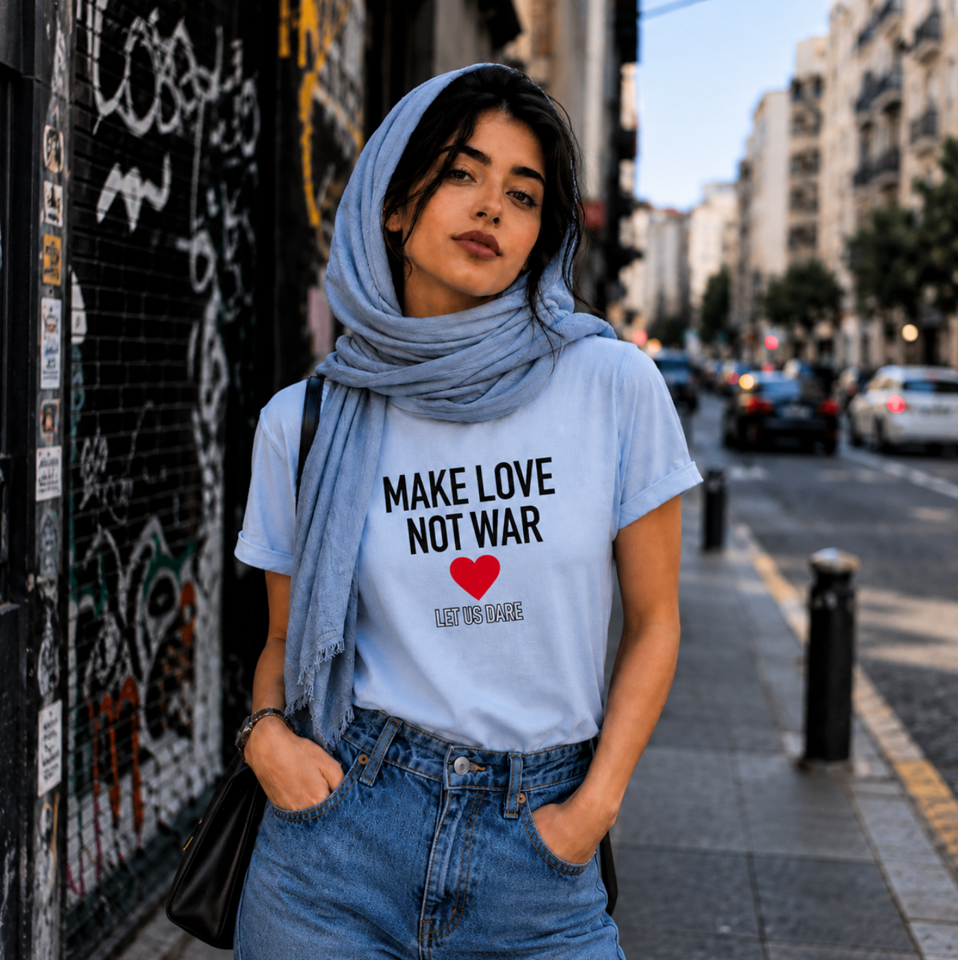 Make Love Not War tee