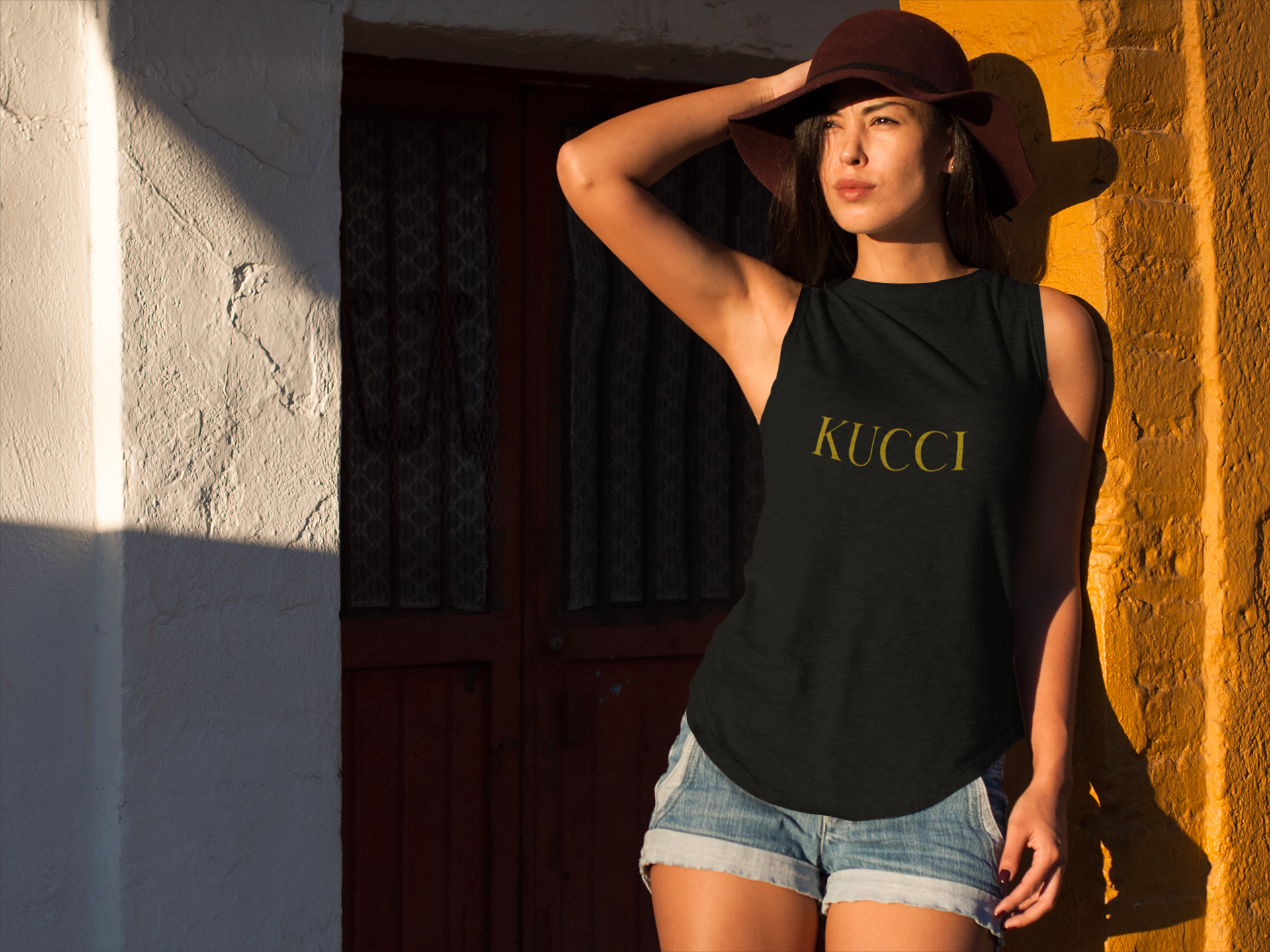 Kucci Unlimited sleeveless t-shirt