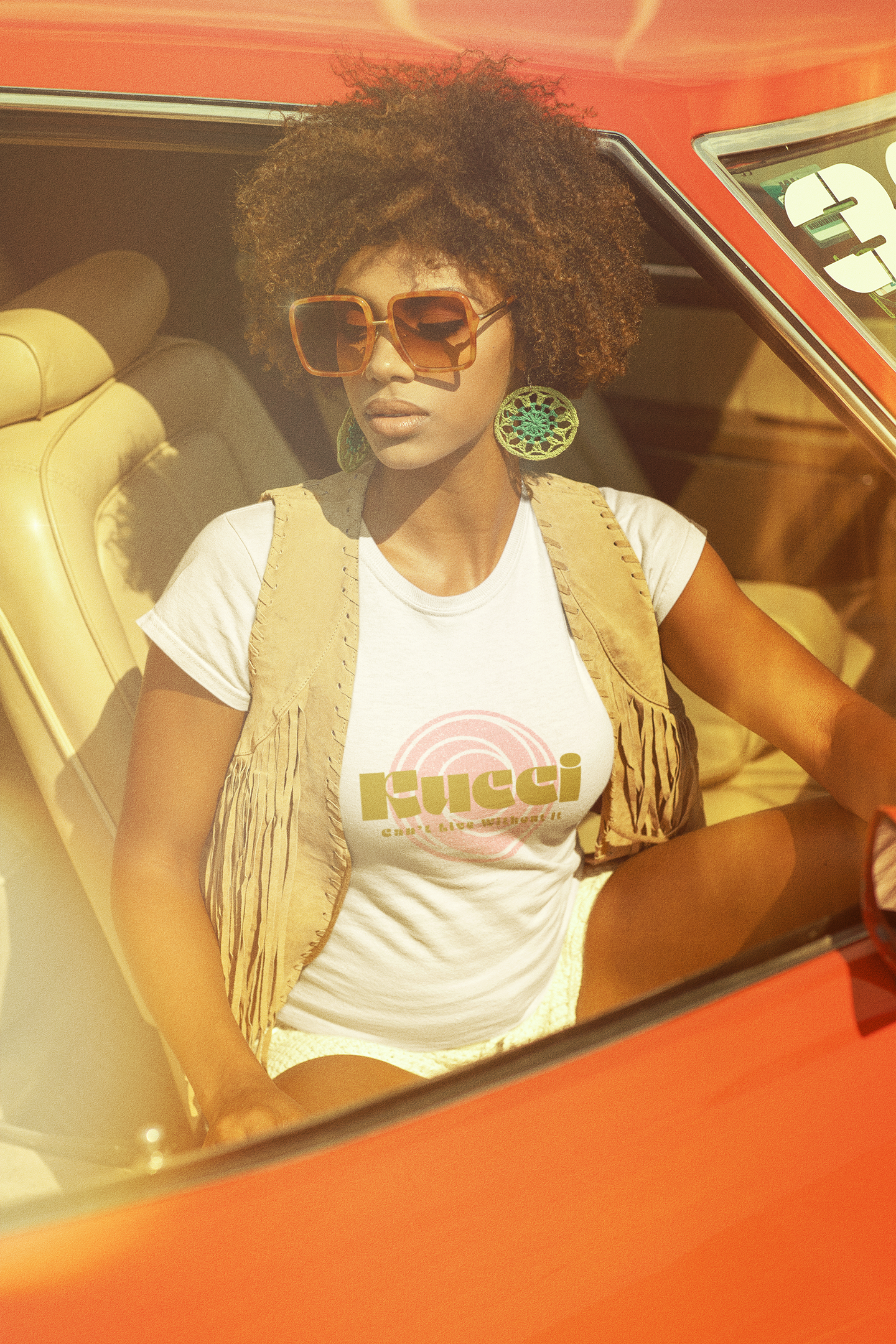 Kucci Unlimited logo women's T shirt