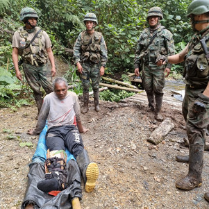 Ejercito realiza patrullaje en zonas mineras de Imbabura