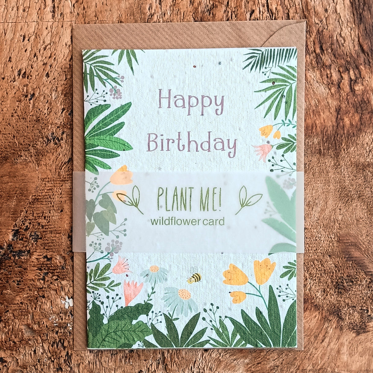 Happy Birthday - Plantable A6 Card