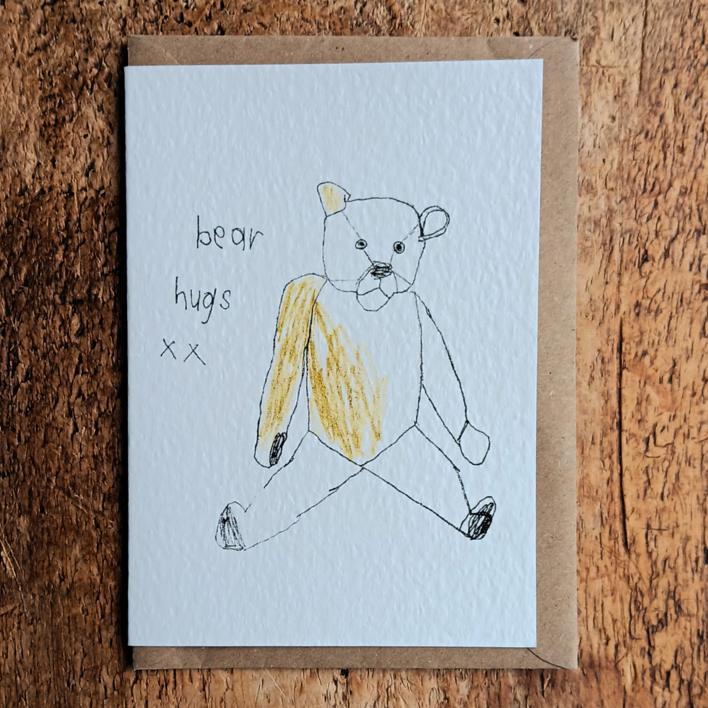 Bear Hugs - A6 Greetings Card