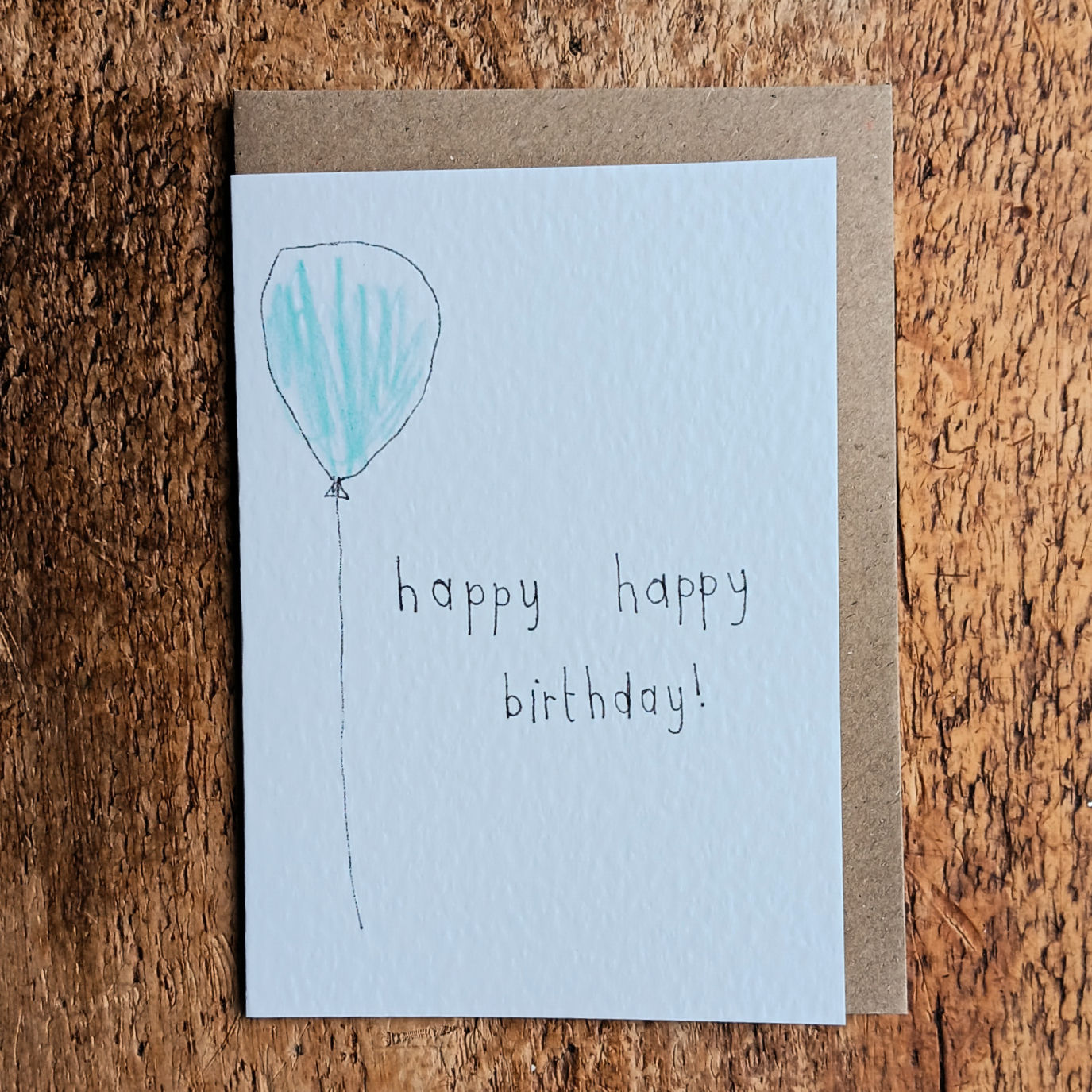 Happy Birthday Balloon - A6 Greetings Card