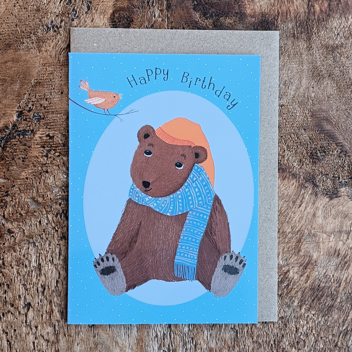 Birthday Bear - A6 Greetings Card