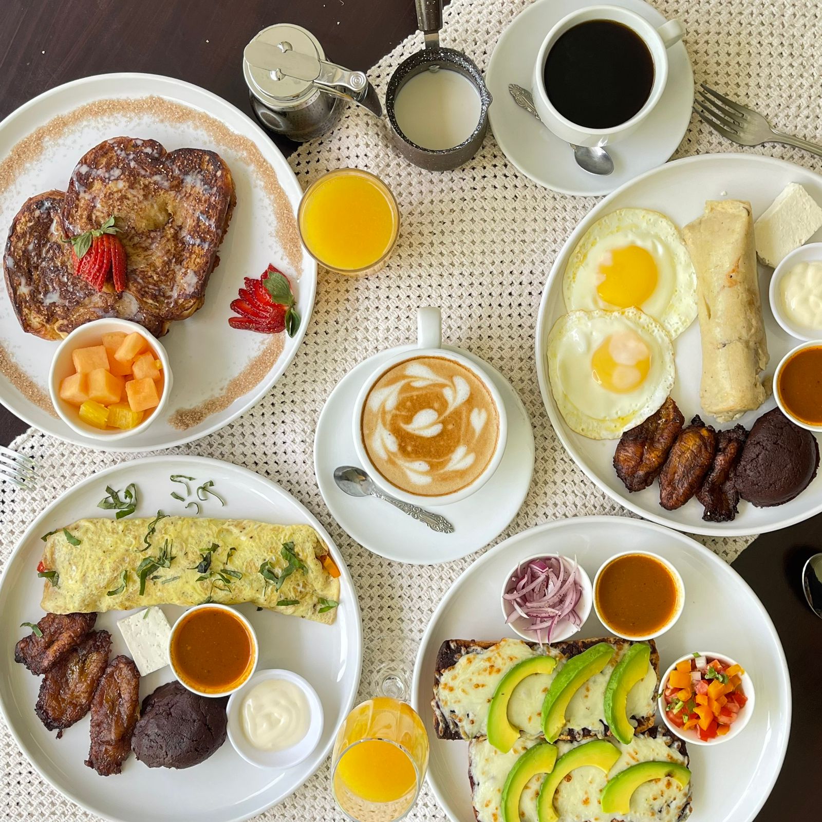 Arranged Food and Objects