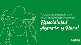 Especialidad Agraria para tercer debate