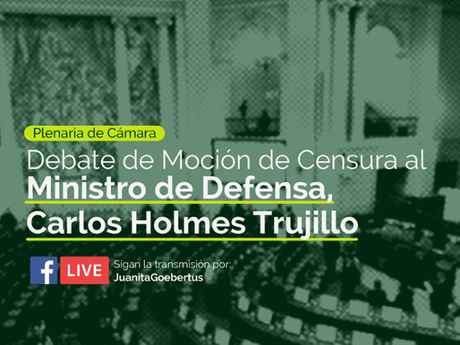 Moción de censura a MinDefensa