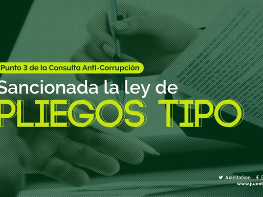 Ley de Pliegos Tipo
