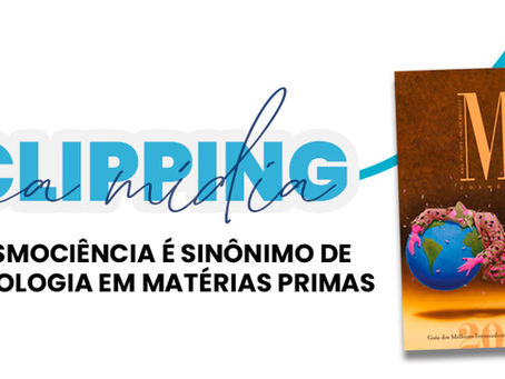 COSMOCIÊNCIA É SINÔNIMO DE TECNOLOGIA EM MATÉRIAS PRIMAS! 