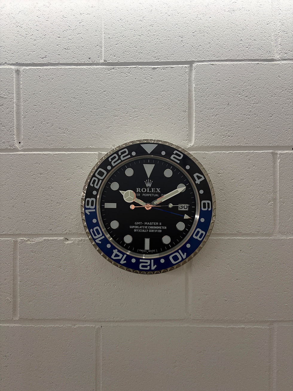 Rolex Batman Wall Clock