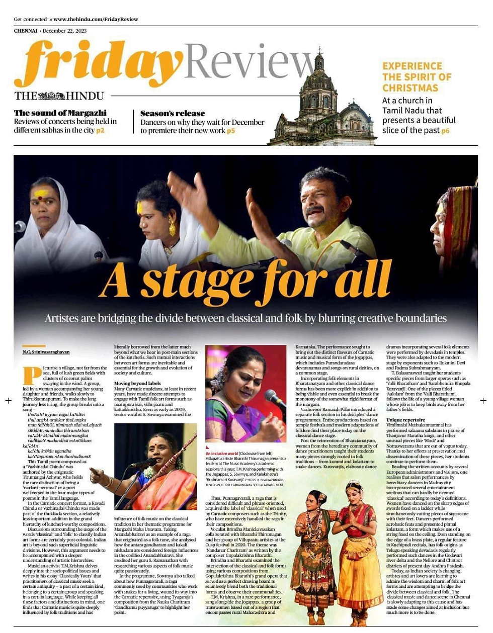 (The article was published in The Hindu on December 9th, 2023)