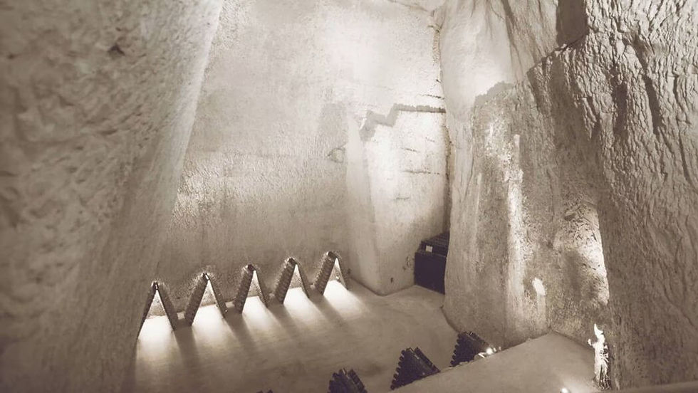 Les crayeres caves de la maison ruinart