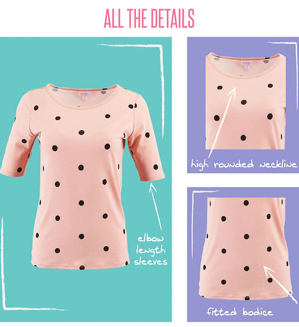 The LuLaRoe Gigi- LuLaRoe’s first fitted top - features flattering elbow-length sleeves and a classic high, rounded neckline. It’s fitted silhouette makes the Gigi a great base for layering - in any season - and is flattering when paired with full skirts and bottoms. Like most classics, it’s simple and versatile and is sure to excite any outfit.