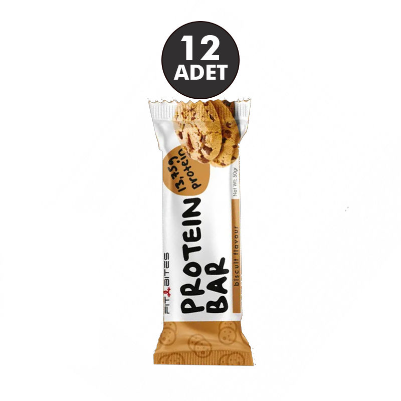 Küçük resim: FitBites Protein Bar 12 Adet