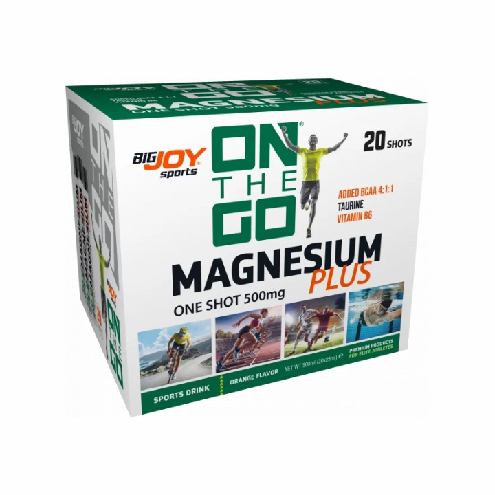 Bigjoy Sports ONTHEGO Magnesium Plus Portakal 25ml x 20 Shot