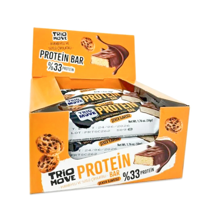 Trio Move Protein Bar 9 Adet X 50 Gr Kurabiye & Sütlü Çikolata