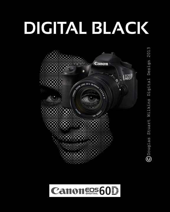 Digital Black Advertisement Concept