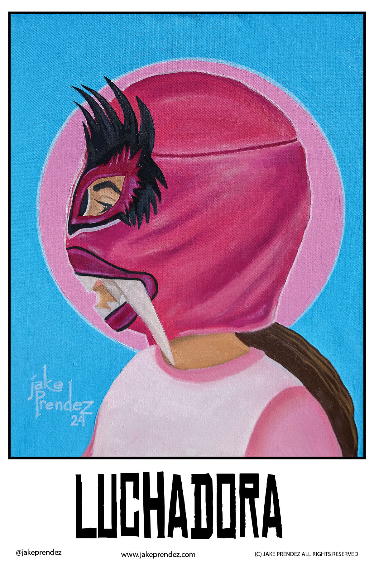 Artist Print l Luchadora