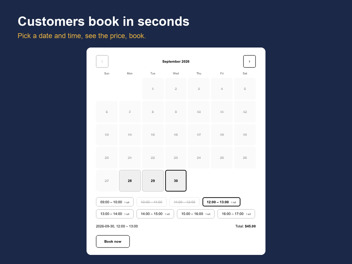 Beacon Bookings screenshot 1