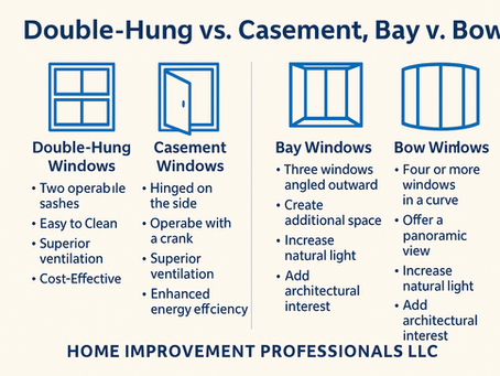 Double-Hung vs. Casement, Bay vs. Bow: Choosing the Right Window Installation for Your Kentucky or Indiana Home