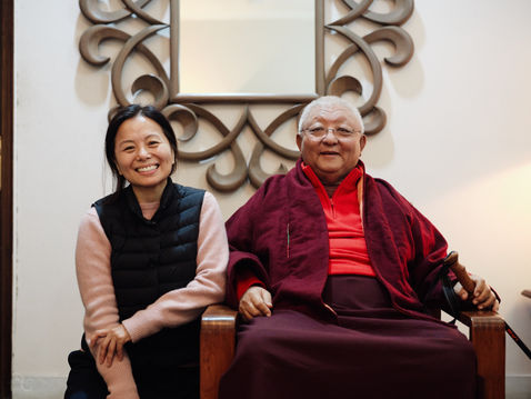 Photograph from Mipham Rinpoche Cremation Part 2: Every Gratitude — Karmapa International Buddhist Institute, New Delhi, India — February 2026 — photograph by Tokpa Korlo