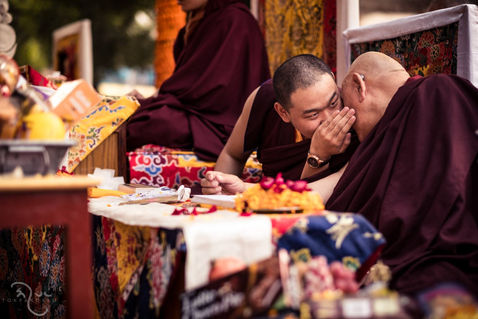 Photograph from Monlam - Farewell Tashi So — Bodh Gaya, Bihar, India — December 2016 — photograph by Tokpa Korlo
