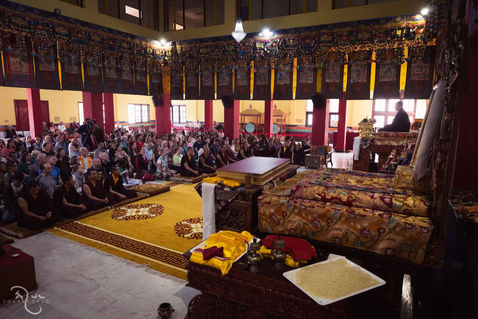 Photograph from KIBI - Patience Is Anger Management — Karmapa International Buddhist Institute, New Delhi, India — March 2019 — photograph by Tokpa Korlo