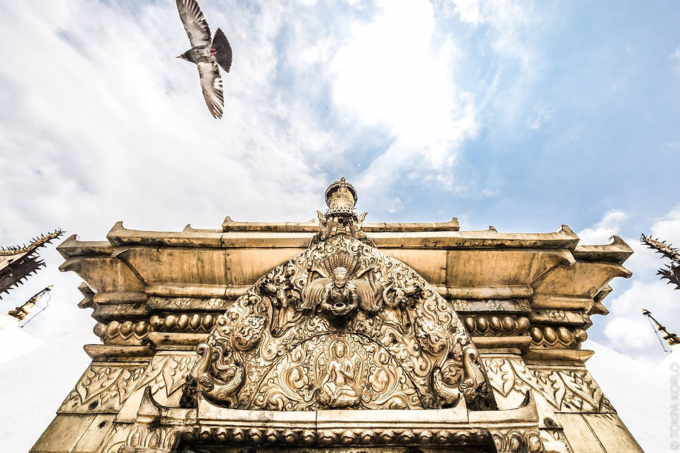 Photograph from Swayambhu - Stare Up To The Sky — Swayambhunath, Kathmandu, Nepal — June 2016 — photograph by Tokpa Korlo