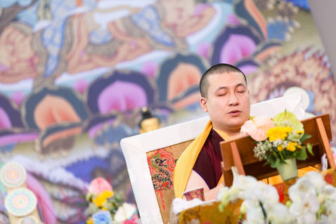 Photograph from Dhagpo - The Dharma Family United — Dhagpo Kagyu Ling, Saint-Léon-sur-Vézère, France — July 2015 — photograph by Tokpa Korlo
