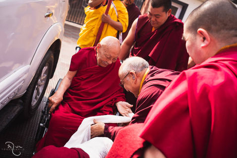 Photograph from KIBI - A Moment Of History — Karmapa International Buddhist Institute, New Delhi, India — January 2019 — photograph by Tokpa Korlo