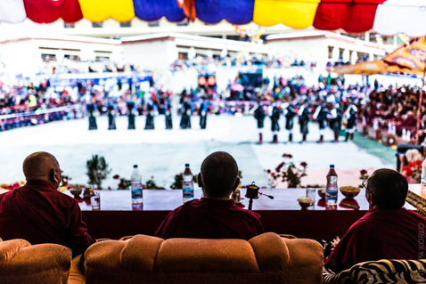 Photograph from Reflecting On The Time Of Now — Karmapa International Buddhist Institute, New Delhi, India — October 2015 — photograph by Tokpa Korlo