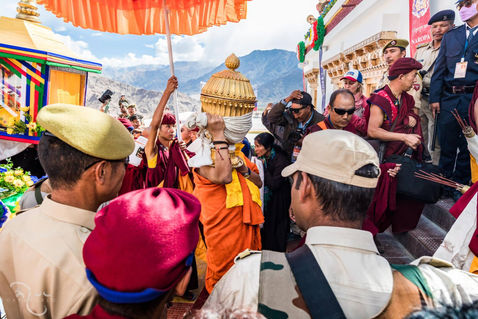 Atmospheric documentary photograph emphasizing place, natural light, and surrounding detail — Ladakh — September 2016 — Ladakh - The Relics Of Naropa — photograph by Tokpa Korlo