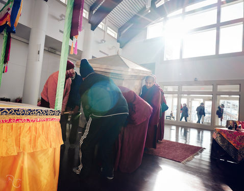 Photograph from New York - Our Last Days With Khenchen Rinpoche — Dharmakaya Center, New York — February 2022 — photograph by Tokpa Korlo