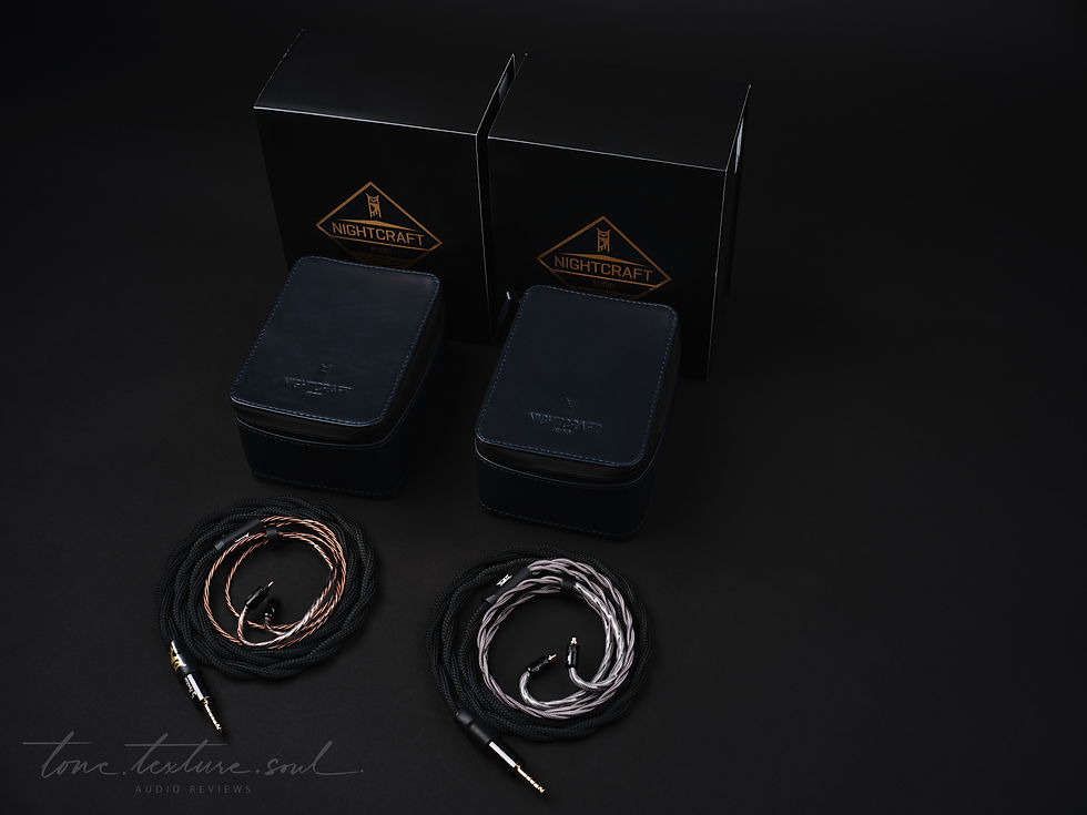 Nightcraft Audio Vesper and Nocturne IEM Cable Review