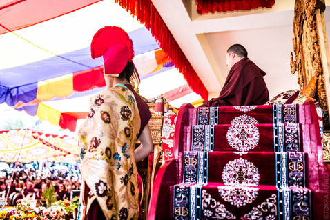 Photograph from Reflecting On The Time Of Now — Karmapa International Buddhist Institute, New Delhi, India — October 2015 — photograph by Tokpa Korlo