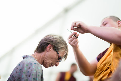 Photograph from Dhagpo - A Great Abundance Of Light — Dhagpo Kagyu Ling, Saint-Léon-sur-Vézère, France — July 2015 — photograph by Tokpa Korlo
