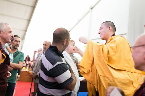 Photograph from Dhagpo - A Great Abundance Of Light — Dhagpo Kagyu Ling, Saint-Léon-sur-Vézère, France — July 2015 — photograph by Tokpa Korlo