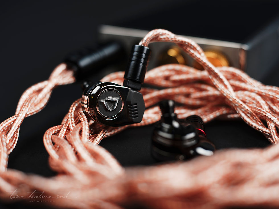 Tone Texture Soul Dita Ventura IEM Review Nightjar Sovereign Symphony IEM cable
