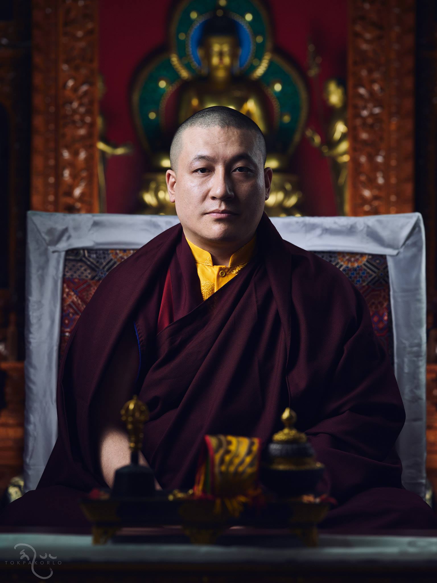 Photograph from The Dharma Studio - Karmapa Thaye Dorje — The Dharma Studio — April 2019 — photograph by Tokpa Korlo