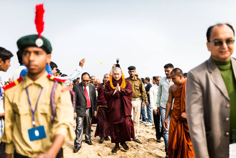 Photograph from MONLAM - Planting Seeds Of Hope — Bodh Gaya, Bihar, India — December 2015 — photograph by Tokpa Korlo